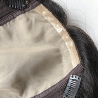 TP37 Stock bereit, jungfräuliches menschliches Haar Seide Basis Lady Topper natürliche Farbe und 613 blonde 7x8 Frau Toupet Seide Top zu versenden