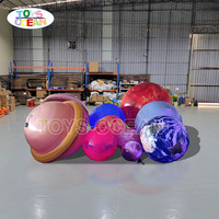 Ballon gonflable en PVC de haute qualité personnalisé en usine, système solaire, planète, planètes gonflables