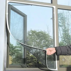 Großhandel Fenster Bildschirm DIY Mesh Net Vorhang anpassbare Bildschirm Fenster Mesh