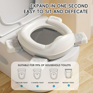 2025 SUNNUO Cute Portable <strong>Travel</strong> <strong>Potty</strong> Seat Foldable PP Material Kids and Babies Training Toilet New for Travelling - Product Image 5