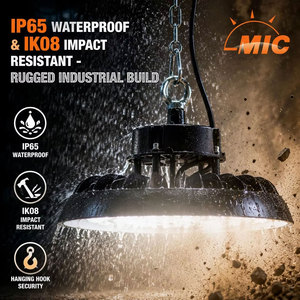 Sensor de Movimiento por Microondas ETL DLC SAA, Luz UFO Inteligente de 100W 150W 200W para Edificios Modernos y Centros de Exposiciones - Product Image 4