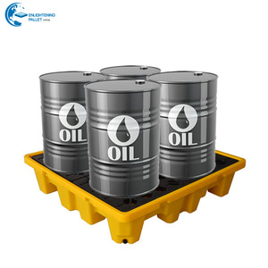 Giá Rẻ Bán Buôn 4 Trống Công Nghiệp Giá Rẻ Pallet Chống Tràn Nhựa Kiểm Soát Ngăn Chặn Dầu Ibc Hdpe - Product Image 2