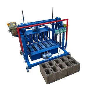 Brick molding concrete block making machine