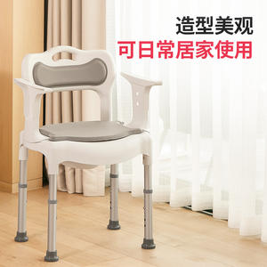 Silla de Inodoro Yuwell H027A Gris de PVC con Altura Ajustable, Equipo de Seguridad para Baño - Product Image 3