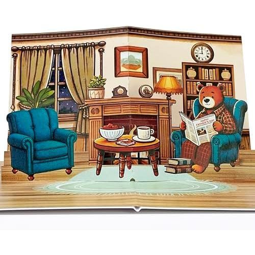 Bear reading-6x8in