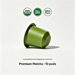 Matcha Latte Capsules for <b>Espresso</b> Machine Real Matcha Powder Tea Pods Compatible with Keurig K-<b>Cup</b> Brewer Zero Sugar Added Best - Product Image 1