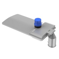 Carré puissant étanche led lumière aluminium IP66 fabricants avec cellule photoélectrique 100 watts haute lumen led réverbère intelligent