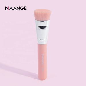 Brocha de base profesional individual con logotipo privado, brocha cosmética de alta calidad, brocha de maquillaje plana - Product Image 1