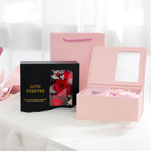 Valentine's Day jewelry packaging flower plane box Spot immortal flower creative lipstick watch cardboard gift box