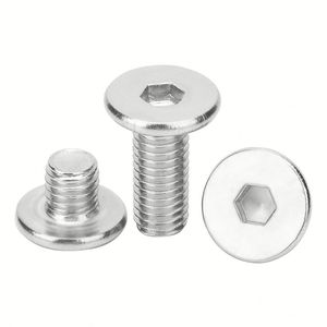 Vis à tête métrique ISO7380 M4 M12 personnalisée, en acier inoxydable 304, en acier galvanisé, en acier au carbone, pour embout hexagonal - Product Image 1