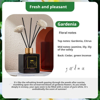 Diffuseur de roseaux d'aromathérapie de 200ml pour maison et hôtel de luxe Désodorisant d'huile essentielle avec parfum de luxe à motif liquide