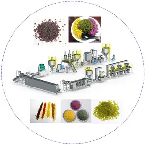 künstliche reismaschine reis künstliche doppelschnecken-extrudermaschine reisfräse mit reiniger und entferner