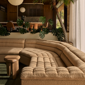 <span class=keywords><strong>Conjunto</strong></span> de sofá seccional en forma de U de madera maciza de tela de diseño Modular de lujo moderno cómodo de lujo italiano - Product Image 1