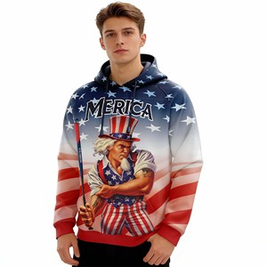 <span class=keywords><strong>Sudaderas</strong></span> con Capucha Personalizadas de Alta Calidad <span class=keywords><strong>para</strong></span> Hombre, Sublimadas, Vintage, de Invierno, de Manga Larga, con Estampado Completo - Product Image 1