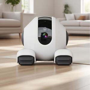 2025 Cámara inteligente AI para mascotas Cámara de retorno de carga automática Juguetes de movimiento interactivo Detección de registro en V para mascotas 360 View HD Home Monitor - Product Image 2