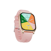 Montre connectée carrée ultra-fine AMOLED, surveillance de la santé sportive, rappels d'appels, ultra-longue autonomie, Android sans fil, bracelet en gel de silice