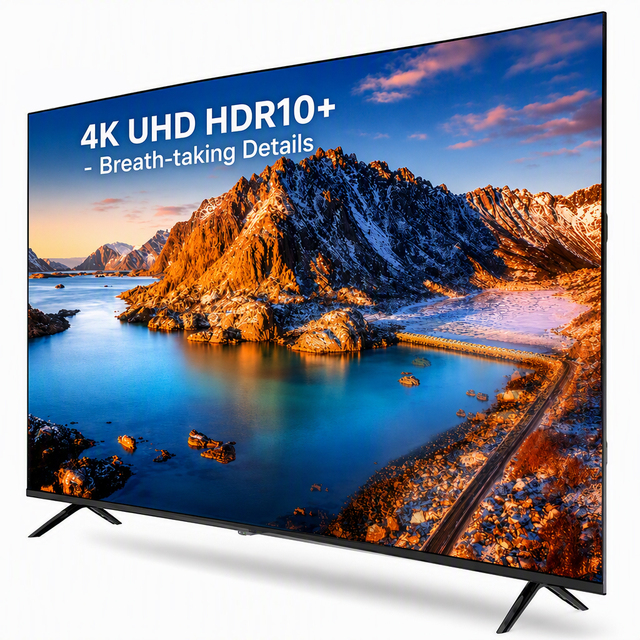 32 43 50 55 65 75 85 100 Inch 4K UHD Smart TV Android Google OS Frameless LED Television Factory Price SKD CKD Verified Supplier
