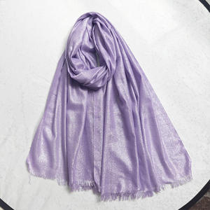 Pañuelo Turbante de Viaje de Poliéster Jersey, Venta al <span class=keywords><strong>por</strong></span> Mayor, Nuevo Pañuelo de Gasa de Chifón con Perlas para Otoño, Hijabs - Product Image 4