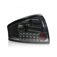 Pour Audi A6 01-04, ensemble de feux arrière LED classiques, remplacement non destructif de la voiture d'origine, A6C5 avec lentille noircie rouge