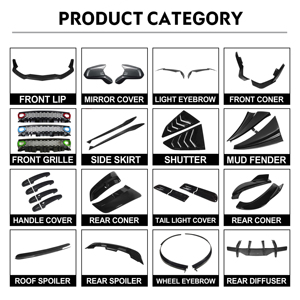 Honghang xe khuếch tán cho 2015 2023 Dodge sạc Quad xả phía sau khuếch tán cho Dodge sạc phía sau Lip ABS Chất liệu Matte Đen - Product Image 6