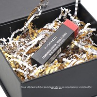 Papier de Soie Froissé Noir en Gros, Raphia, Papel Triturado, Remplissage Décoratif pour Emballage Cadeau