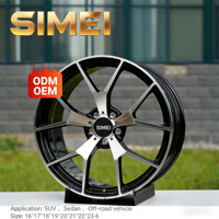Velg Aluminium Forged SIMEI 17-24 Inch untuk Mitsubishi Lancer Evolution Final Directional Turbine Custom Forged Rim 6061-T6