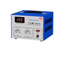 Régulateurs/Stabilisateurs de tension YILONG SVC-1KVA, régulateur de tension automatique 220V, servo AVR haute précision pour utilisation avec un réfrigérateur