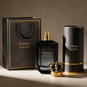 Flacon de parfum <span class=keywords><strong>carré</strong></span> à prix bas et faible MOQ, 100 ml, 50 ml, <span class=keywords><strong>dégradé</strong></span> noir/marron, flacon pulvérisateur de parfum avec boîte et bouchon, fond épais - Product Image 2