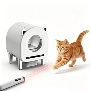 Arenero Inteligente para Gatos Directo de Fábrica, Arenero Automático de 68L de Gran Capacidad con Control Remoto por Aplicación WiFi - Product Image 1