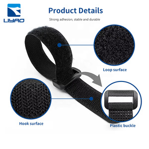 <span class=keywords><strong>Sangle</strong></span> auto-agrippante robuste en polyester/nylon éco-responsable 20*600mm, personnalisable <span class=keywords><strong>avec</strong></span> impression 1-10cm, sans métal, refermable pour montre - Product Image 5