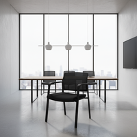 Chaise de bureau contemporaine en maille, mobilier de salle à manger, mobilier d'hôtel, dossier confortable et chaleureux