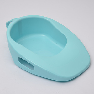 Bacinica para ancianos, pacientes posparto, cuidado hospitalario, plástico con cojín trasero, unisex - Product Image 3