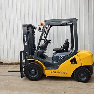 중고 코마츠 20 50 포크리프트 저렴하게 판매합니다 일본산 중고 코마츠 30 미니 디젤 포크리프트 FD20 톤 중량 - Product Image 5