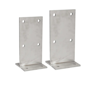Tùy Chỉnh Dập Uốn Decking Bài Cơ Sở 316 Thép Không Gỉ Bài Neo Kết Nối Cap Tie Khung Giá Cho Gỗ Bài Viết Và Dầm - Product Image 3