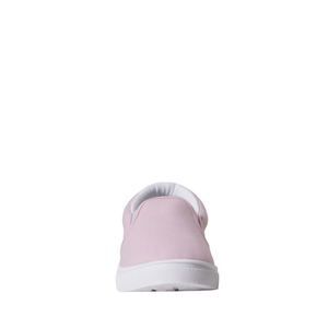 Chaussures décontractées en toile rose clair à enfiler, ouverture élastique, légères, plates, antidérapantes, semelle en caoutchouc blanc - Product Image 3