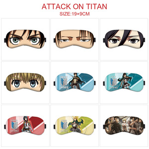 ผ้าปิดตาอนิเมะ Attack on Titan คุณภาพสูง ลายการ์ตูนน่ารัก ป้องกันแสง สำหรับนอนหลับ ขายส่ง - Product Image 1