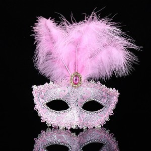 Wholesale Sexy Lace Eyemask Feather Girls Masquerade Ball Party Masks for Halloween Party Cosplay Party Novelties Eye Mask