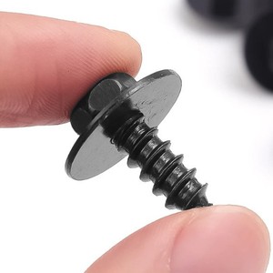Tornillos autorroscantes hexagonales externos para coche con almohadillas, tamaño 1 y 2, de acero inoxidable, para fijación de cubiertas de pasos de rueda y chasis - Product Image 4