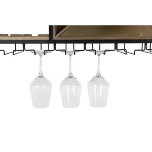 BOTELLERO AFETO METAL Porte-bouteilles naturel 80x24x44cm Haut X Large X Prof - Product Image 2