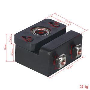 Support de montage de vis de guidage Qipang Z Axis T8, support de roulement à injection réglable pour accessoires d'imprimante 3D - Product Image 3