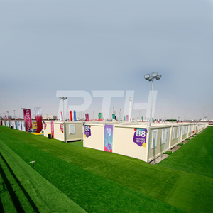 PTH高級小型住宅組立サイト宿泊施設カタールのモジュラープレハブコンテナ住宅 - Product Image 2