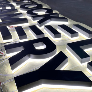 Enseigne 3D en métal pour <span class=keywords><strong>salon</strong></span> de manucure, enseigne murale LED pour magasin, décoration intérieure et extérieure, vente chaude - Product Image 1