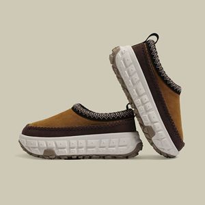 Zapatos de tabla de cuero informales versátiles, suela gruesa, aumento de altura, pedaleo de <span class=keywords><strong>un</strong></span> pie, <span class=keywords><strong>neumáticos</strong></span> Baotou, nuevo tipo de pastel de esponja, PU para caminar - Product Image 1