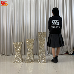 SMOOTH Factory Luxury Wedding Table Centerpiece Pillar Metal <b>Flower</b> <b>Display</b> Stand for Event Decoration - Product Image 2