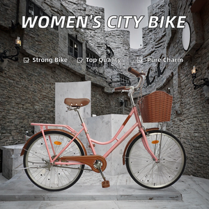 Vélo <span class=keywords><strong>de</strong></span> <span class=keywords><strong>ville</strong></span> urbain pour <span class=keywords><strong>femme</strong></span> avec fourche en acier à vitesse unique 26 '/28' Bicyclette <span class=keywords><strong>Prix</strong></span> d'usine Dames - Product Image 3