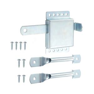 Kit de Cerradura Interior Resistente y Manijas de Acero Galvanizado para Puerta de Garaje, Carcasa de Manija de Bloqueo Lateral, Cerradura de Seguridad Adicional para Garaje - Product Image 1