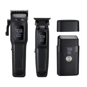 Set Regolabarba e Tagliacapelli Multifunzione in Metallo per <span class=keywords><strong>Uomo</strong></span>, Ricaricabile USB, Senza Fili, per Hotel - Product Image 6