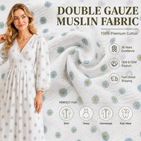 Tissu en mousseline de coton naturel respirant pour vêtements, robes, chemisiers – Vente en gros de tissu en mousseline de coton type toile de jute