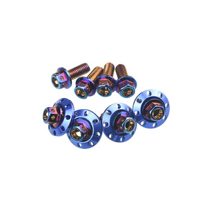 Vis de décoration universelle en acier inoxydable pour garde-boue avant de moto électrique, accessoires de modification hexagonaux M6 - Product Image 2