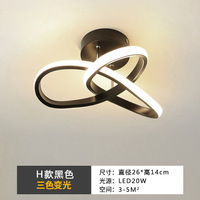 Plafonnier LED moderne minimaliste nordique, idéal pour couloir, allée, escalier, entrée, véranda, chambre, hall d'entrée, éclairage décoratif intérieur - Vente chaude